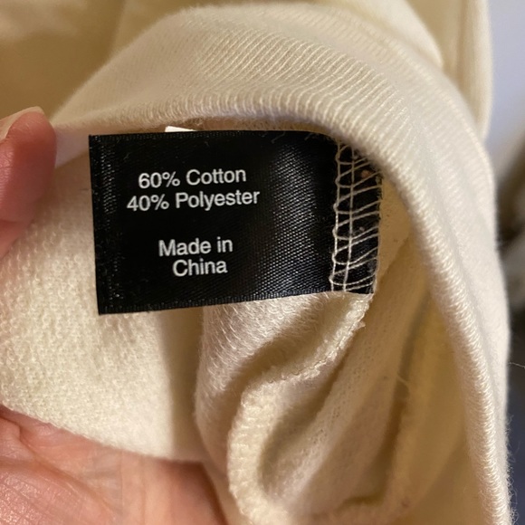 Lane Bryant ladies cream long sleeve sweatshirt “All in this Together” - Picture 5 of 11